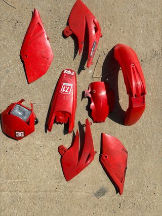 Plásticos Beta RRT Enduro/Motocross Rojos