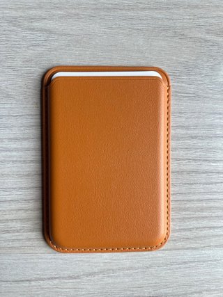 Portafoglio Magsafe Pelle - Nero, Arancione, Verde