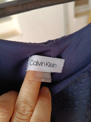 Vestido Verano Azul Calvin Klein