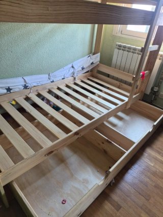 Litera de madera