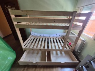 Litera de madera