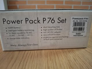 Batería externa Metz Power Pack P76 Set