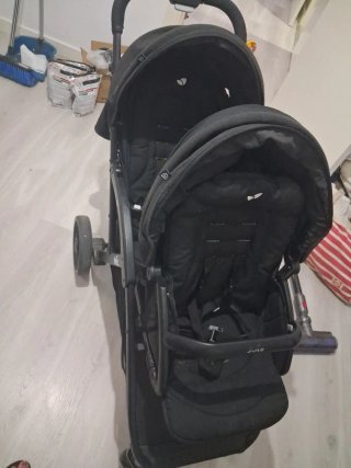 Carro gemelar Joie negro