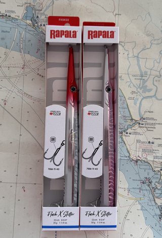 Lote 2 señuelos Rapala Flash X Skitter 22cm - 227