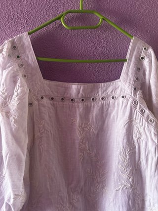 Vestido blanco corto Ibicenco de Sfera