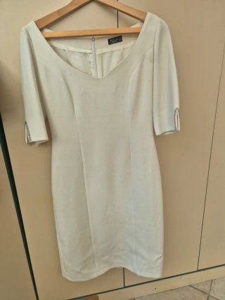 Abito elegante bianco invernale Aqua