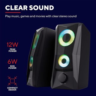 Altavoces Gaming Trust JAVV RGB USB