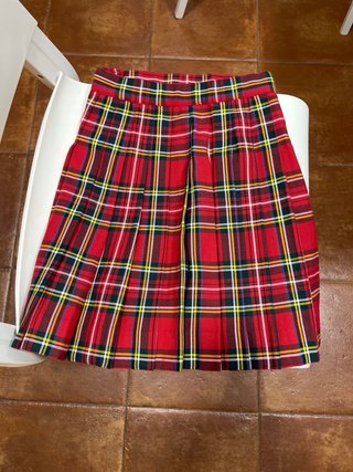 Falda de cuadros Miravalles Talla 8