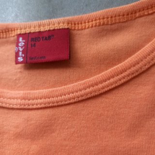 Camiseta Levi's naranja talla 14