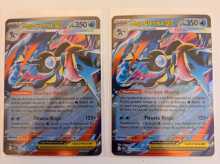 2x Mega-Greninja EX Carta Pokémon
