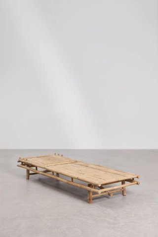 Sklum Tumbona Jardín Bambú Reclinable 200 cm