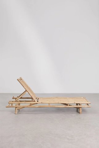 Sklum Tumbona Jardín Bambú Reclinable 200 cm