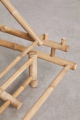 Sklum Tumbona Jardín Bambú Reclinable 200 cm