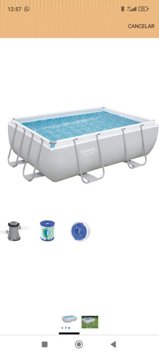 Piscina Bestway 3x2x1 con depuradora