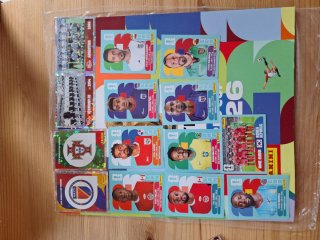 Revista mas álbum de fútbol, 20 cromos y 8 cartas