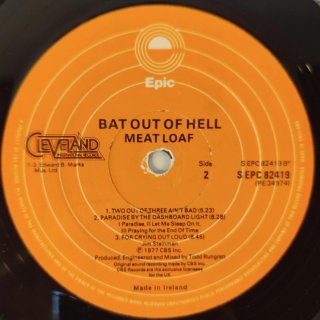 Vinilo Meat Loaf Bat Out of Hell