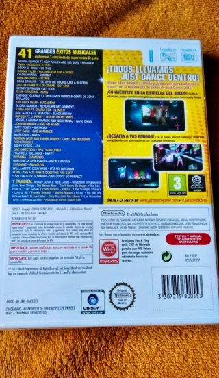 Juego Wii original  Just dance 2015  PRECINTADO