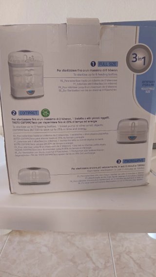 Esterilizador Chicco SterilNatural 3 en 1