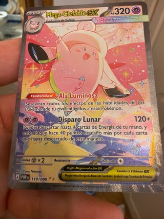 Carta Pokémon Mega-Clefable EX 119/088