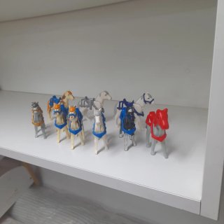 Lote Playmobil Caballos Medievales