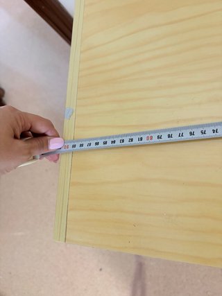 Cajonera de madera para armario