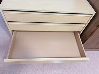 Cajonera de madera para armario