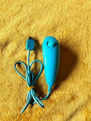 Mando Nunchuk Nintendo Wii Azul Original