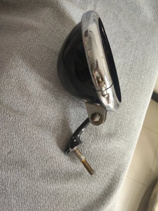 Faro Harley Davidson Cromado Negro