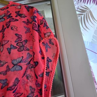 Vestido playero mariposas talla 4 años