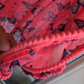 Vestido playero mariposas talla 4 años