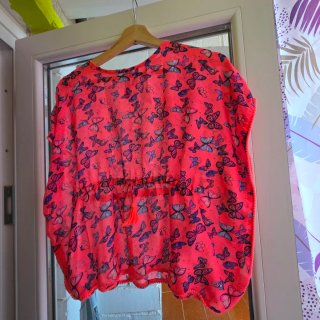 Vestido playero mariposas talla 4 años