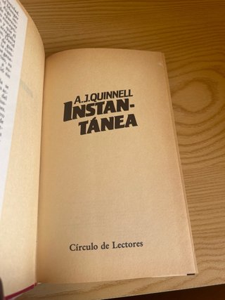Libro Instantanea