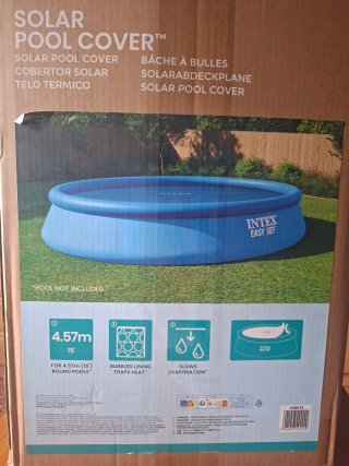 Cubierta Solar Piscina Intex 4.57m