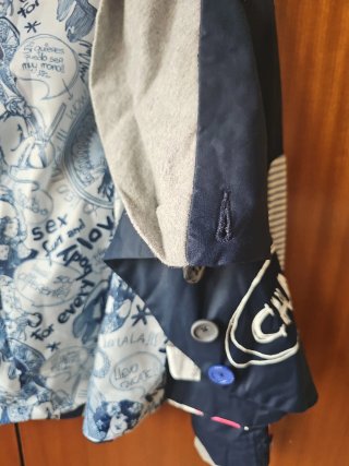 Blazer impermeable estampado Queda genial. puesto
