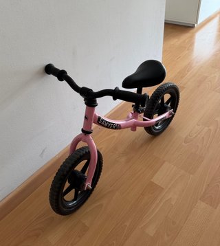 Bicicleta sin pedales Sawyer rosa