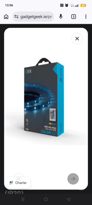 Tira LED RGB 10m kSix