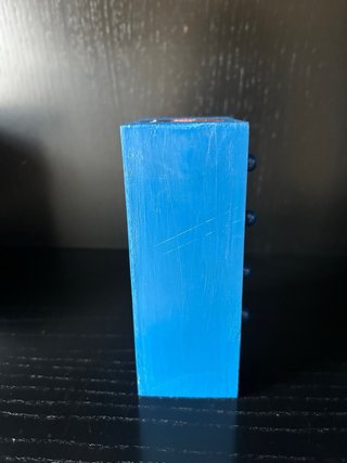 Cajonera azul madera. Vintage