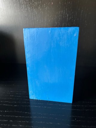 Cajonera azul madera. Vintage