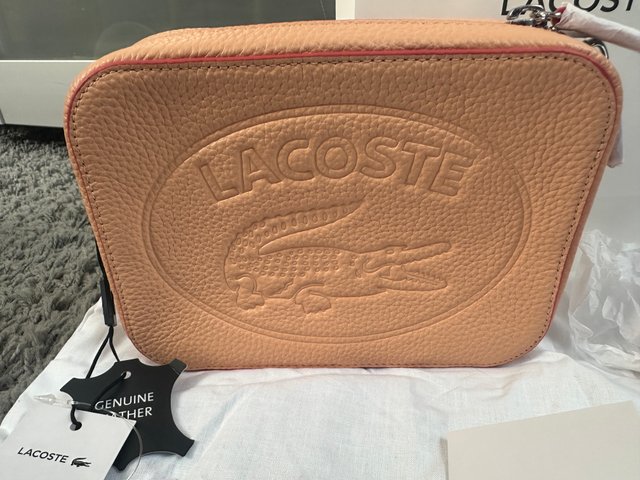Bolso bandolera Lacoste Piel Naranja