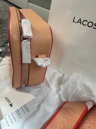 Bolso bandolera Lacoste Piel Naranja
