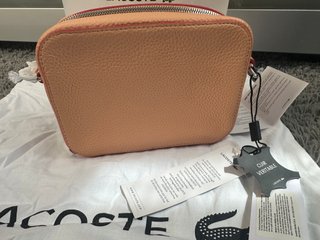 Bolso bandolera Lacoste Piel Naranja