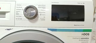 Lavadora Bosch 9 KG Serie 6 i-DOS Blanca RPM 1400