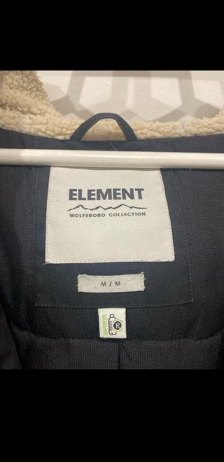 Chaqueta Parka Element Negra Talla M