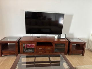 Mesa TV Madera Teka Banak