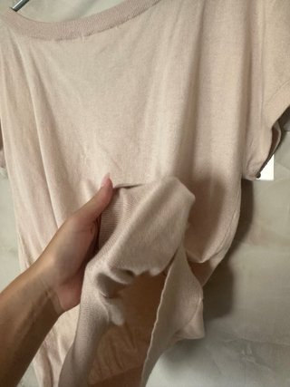 Top H&M rosa con brillantes Talla 46