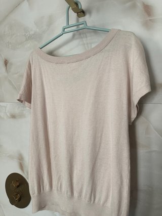 Top H&M rosa con brillantes Talla 46