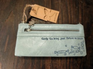 Cartera Sweet Candy azul con diseño