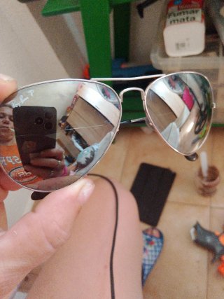 Gafas de sol Ray-Ban Aviator plateadas