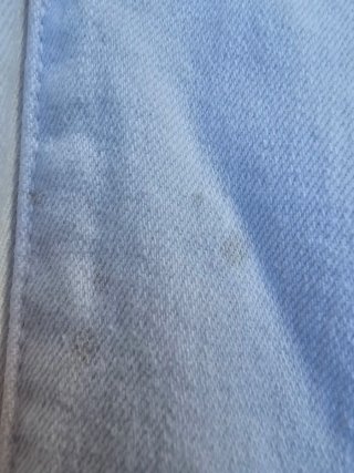 Pantalón vaquero blanco mujer desgastado