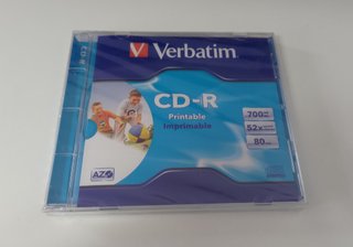 Verbatim CD‐R 700 MB printable